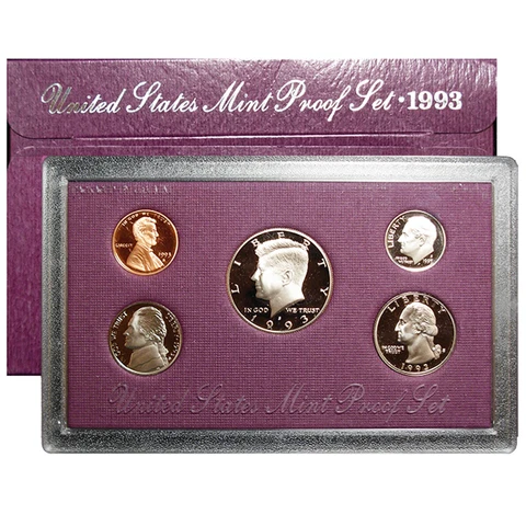 1993-S U.S. Clad Proof Set Cover