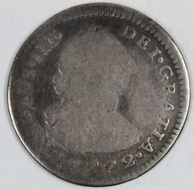 1772 FM (INVERTIDO) MÉXICO 1 REAL (PLATA) --COLONIAS-- Foto 1 de 2