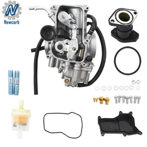 New Carburetor & Intake Manifold Boot for Yamaha Moto 4 Big Bear 350 YFM350 - Bild 1 von 6