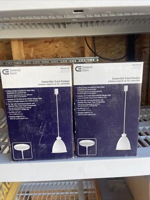 Lote (2) de Colgantes de Pista Eléctricos Comerciales - Convertibles - Nuevos Foto 1 de 4