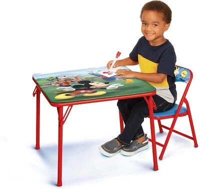 Juego de mesa de actividades Mickey Mouse para niños pequeños con silla 20X20 diseño resistente Foto 1 de 4