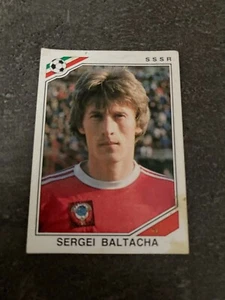 Sticker vignette PANINI WORLD CUP MEXICO 86 N°187 SERGEI BALTACHA    L37 - Imagen 1 de 2