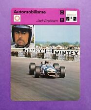 alte Sammelkarte Jack Brabham Repco Formel 1 Brands Hatch 1967 Rencontre 12x17cm