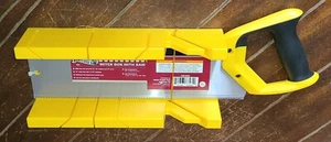 12" Miter Box with 13-1/2" Backsaw -Miter Slots 45, 90 Angles & 45 Bevel- #66562 - Picture 1 of 3