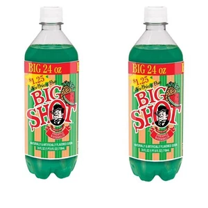 NEW‼ Big Shot PINEAPPLE WATERMELON Soda New Orleans 24oz. 2-Pack • NOT EXPIRED‼ - Picture 1 of 1