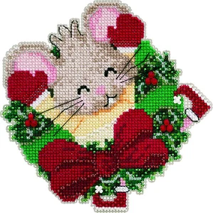 Mill Hill Counted Cross Stitch Kit - Patsy Pine - 5"x5" New! - Picture 1 of 1