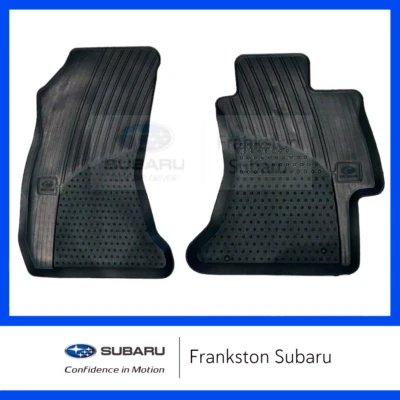 Genuine Subaru WRX Front Rubber Floor Mat Set MY12 - MY16 - image 1 of 4