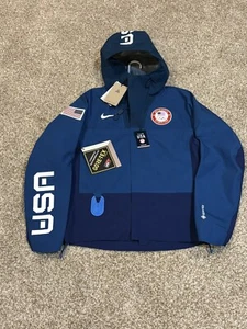 WOMENS (XS) USA Olympic Team Nike ACG Gore-Tex Waterproof Jacket NWT $370 - Picture 1 of 3
