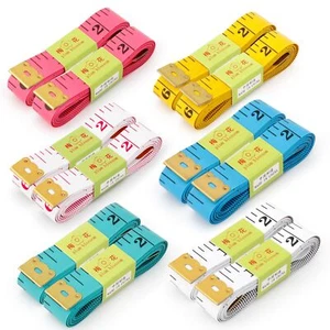 Soft Tape Measure 2 Pack Measuring Tape Bulk for Body Sewing Tailor Cloth Vinyl - Picture 1 of 6