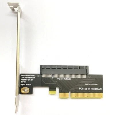 PCIE X8 to FlexibleLOM Quad Port For HP 331FLR 366FLR 544FLR 561FLR 533FLR-T - Image 1 of 4