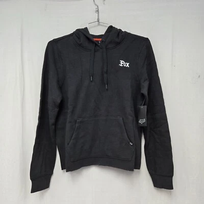 Fox Racing Roost Pullover Cropped Hem Hoodie Black Womens XL WAS $54.00 - Image 1 of 4