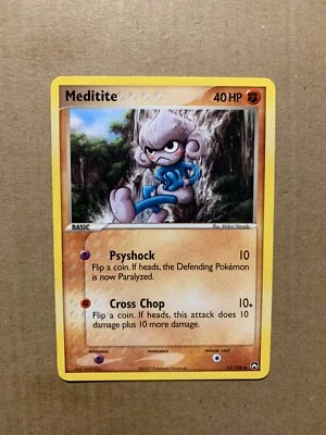 Meditite 55/108 EX Power Keepers - Common Pokemon Card - NM/Mint - Image 1 of 2
