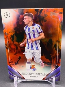 Topps UEFA Club Competitions Red Inferno Foil  Ander Barrenetxea #193 - Picture 1 of 2