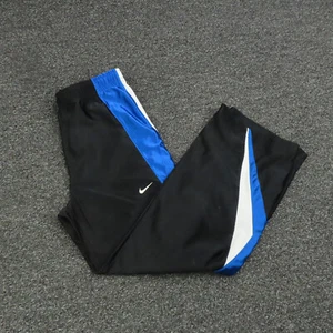 Nike Sweatpants Youth Medium Blue & Black Breathable Gym Running Casual Boys - Picture 1 of 10