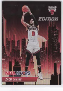 2023 NBA Hoops Zach Lavine City Edition Holo Foil Bulls #27 - Picture 1 of 2