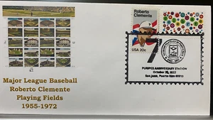 Puerto Rico 2022, SFPR PURIPEX Roberto Clemente CACHET Cover, #17/25 - Picture 1 of 2