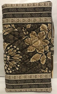 Vera Bradley Retired Rare Java Brown Checkbook Cover - Picture 1 of 5