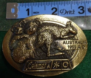 Vintage Coleman Australia 1985 Belt Buckle - Picture 1 of 3