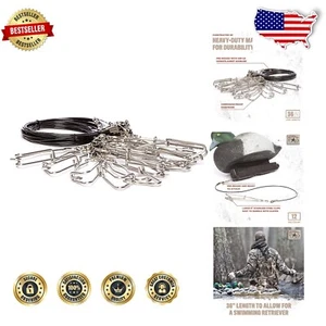 Tangle-Free 12 Gang Rig Drops with Ergonomic Stainless Steel Clips for Waterfowl - Picture 1 of 6