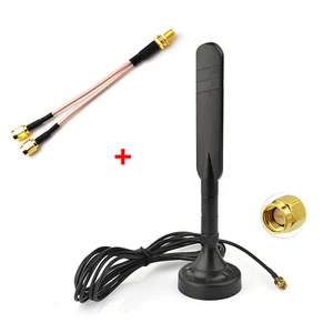 4G LTE Magnetic Antenna &Splitter Cable SMA For HUAWEI WIFI Router B315 B315s-22 - Picture 1 of 12