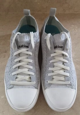 Native Shoe Jefferson 2.0 Pigeon Grey and Shell White Adult Unisex Sz 7 - Image 1 of 4