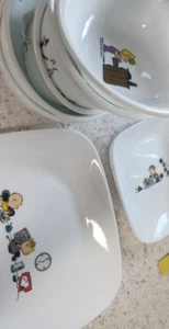 Corelle Snoopyder Home 2 people 9P Square Korean Set / Express / Genuine - Picture 1 of 4