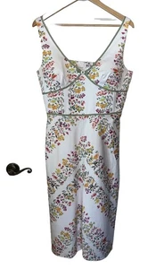 R&K Originals Floral Empire Waist Floral Sun Dress Size 16 - Picture 1 of 13