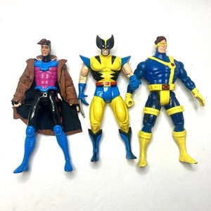 10” Wolverine Cyclops Gambit - Toy Biz X Men Lot - Picture 1 of 8