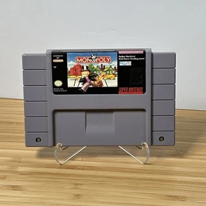 Monopoly (SNES, 1992) generalüberholt, nur Cartridge, getestet + original - Bild 1 von 4