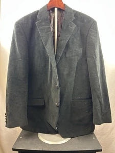 Blazer uomo Lauren By Ralph Lauren nero in velluto a coste taglia 44R 100% cotone - Foto 1 di 4