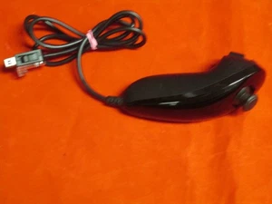 Nintendo OEM Nunchuck nero per Wii ottimo 9956 - Foto 1 di 3