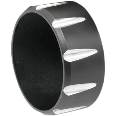 Tapa de extremo acanalada Bassani Manufacturing para 3 pulgadas Cordones Firepower - negros Foto 1 de 4