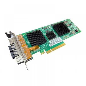 Carte interface réseau Dell Qlogic QLE2564L 4x8Gb FC PCIe 2.0 QLE2564L-DELL - Photo 1/2