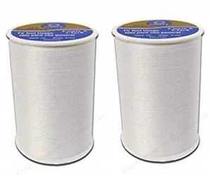 2-Pack Coats  Clark All Purpose Thread, 400 Yards, White, Dual Duty, Sewing - Picture 1 of 1