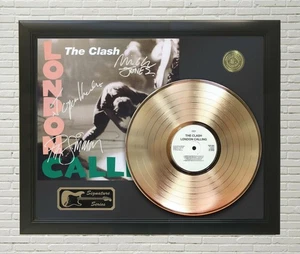 The Clash London Calling Framed wood Reproduction Signature LP Record Display. - Picture 1 of 5