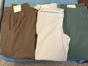 3 neue mit Etikett Damenhosen Größe 14 JC Penney Girlfriend Chino Macys am 34. - Bild 1 von 18
