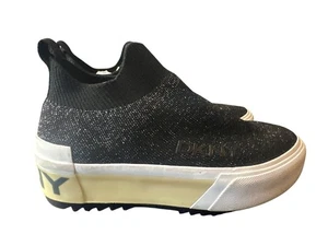DKNY Women's VIVEN-Slip On Platform Sneakers Size 7.5 Pre-Owned - Picture 1 of 6