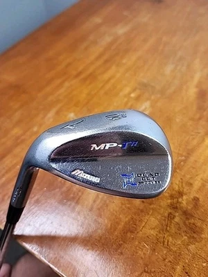 Mizuno MP-T11 60 Degree Lob Wedge Left Handed Quad Cut Grooves Steel Shaft 35" - Image 1 of 4