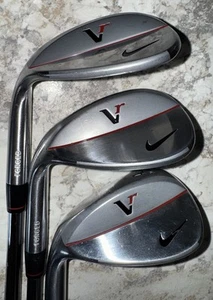 Lefty NIKE GOLF VR FORGED 52° 56° 60° 3pcs Wedge Set Dynamic Gold S400 Shafts - Picture 1 of 20
