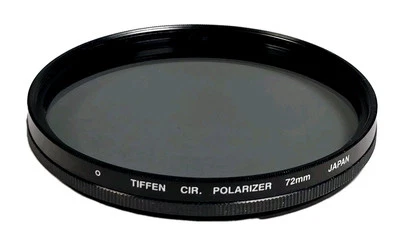 TIFFEN Circular Polarizer 72mm Glass Screw On Lens Filter With Case,  Japan - Image 1 of 4