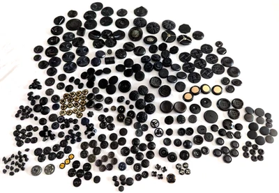 Lote De 350+ Botones Antiguos/Vintage Celuloide Baquelita Metal Vidrio Plástico 1#+ Foto 1 de 4