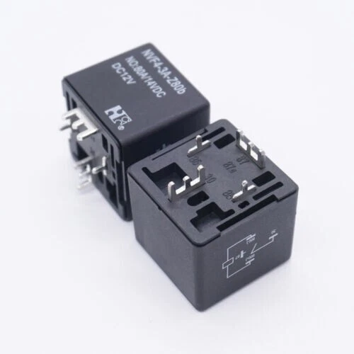 2pcs   New  NVF4-3A-Z80b DC12V 80A Automotive Relay 4 Pins - Image 1 of 1