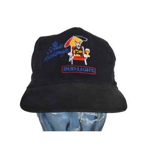 Vintage 90s Spuds Mackenzie Bud Light Corduroy Snapback Cap Budweiser Beer - Picture 1 of 9