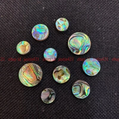 Natural Abalone Shell 10-20mm Nonporous Patch DIY Jewelry Ring Accessories - Image 1 of 4