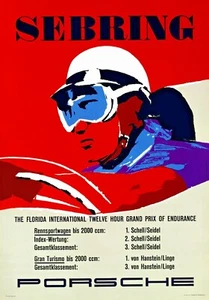 AWESOME Porsche SEBRING FLORIDA 12 HOUR GRAND PRIX OF ENDURANCE - Picture 1 of 1