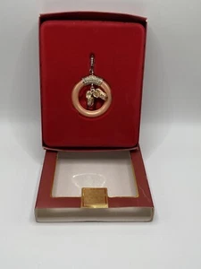 Anillo de bebé Lenox Jewels 2000 vintage adorno de Navidad plateado  - Imagen 1 de 6