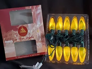 Vtg Ear of Corn Indoor Outdoor End To End 10 Light String, 3" Cob Lights NIB - Picture 1 of 12
