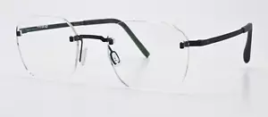 Gafas BLACKFIN Aero COL 1366 negras seda mate sin bordes Panto Flex ultraligeras - Imagen 1 de 11