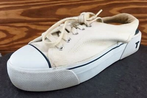 Tommy Hilfiger Women Size 8 M Beige Fashion Sneakers Fabric - Picture 1 of 7