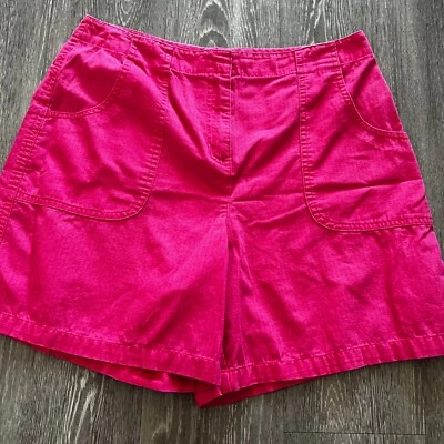 Pantalones cortos para mujer Kim Rogers talla 6 rosa brillante Foto 1 de 3